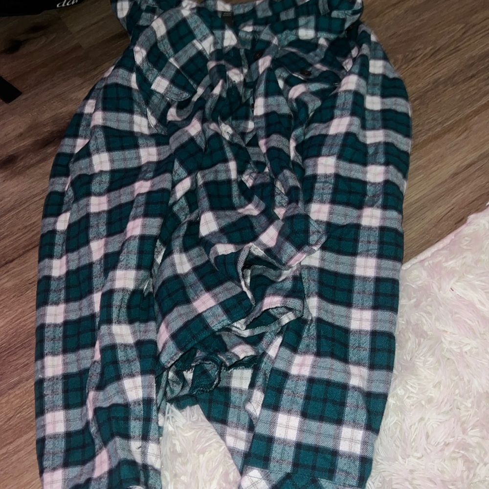 Cute green flannel